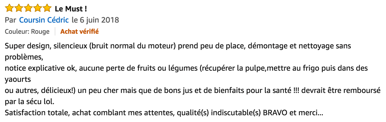 commentaire omega VRT402