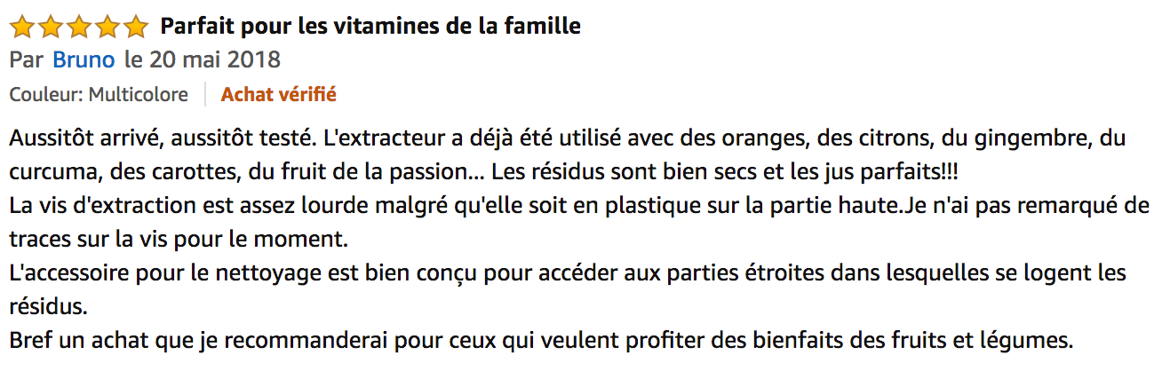commentaire Panasonic MJ-L500SXE