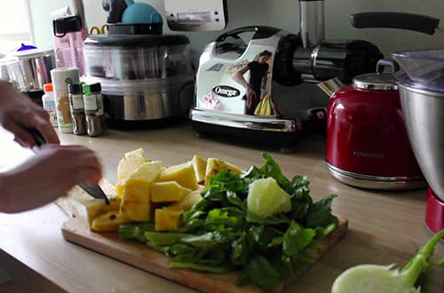 cuisine extracteur de jus horizontal